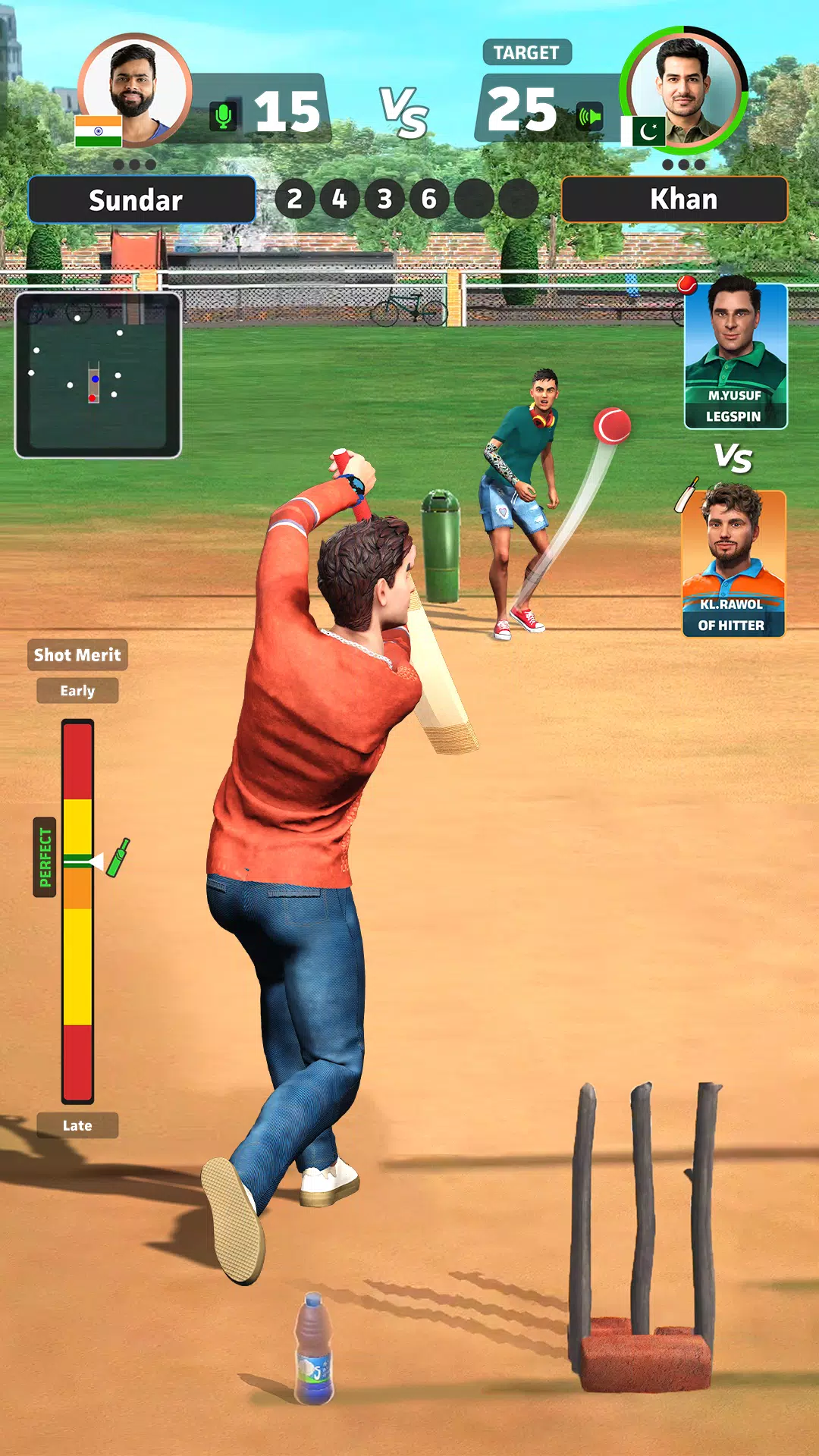 Cricket Gangsta™-Cricket Game Tangkapan skrin 0