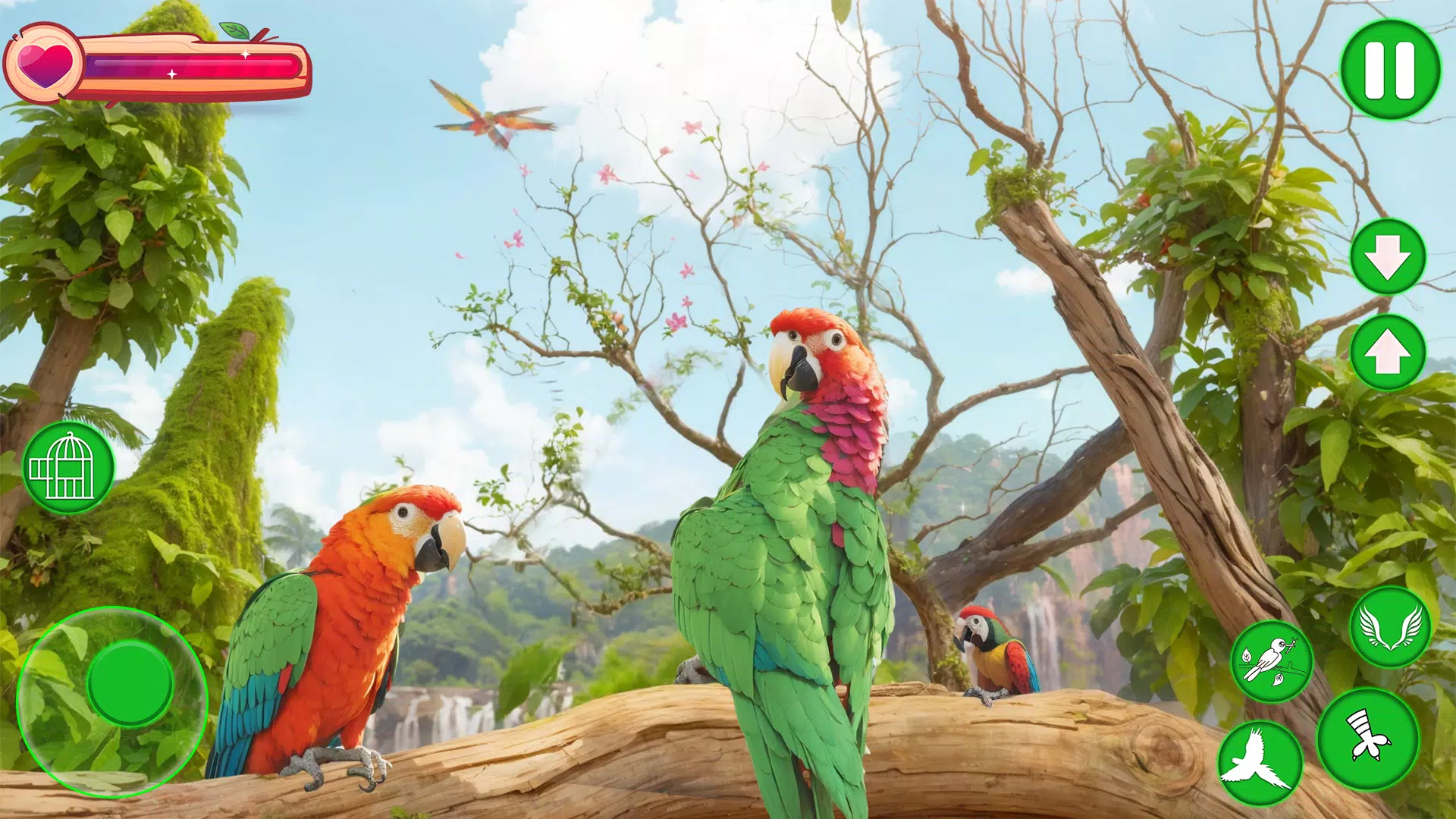 Parrot Bird Simulator Game ภาพหน้าจอ 1