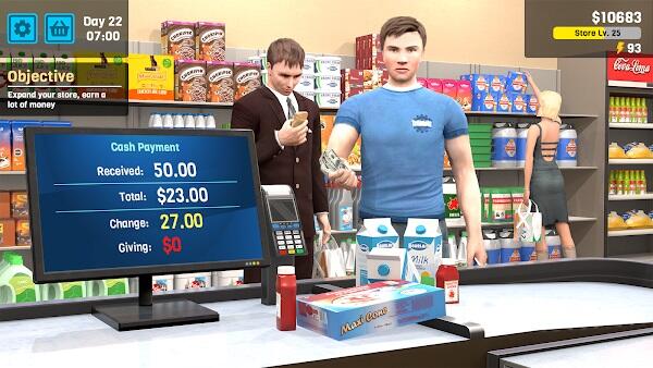 Manage Supermarket Simulator 스크린샷 1