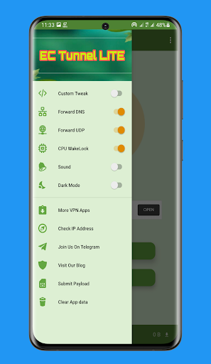 EC Tunnel LITE - Unlimited VPN स्क्रीनशॉट 2