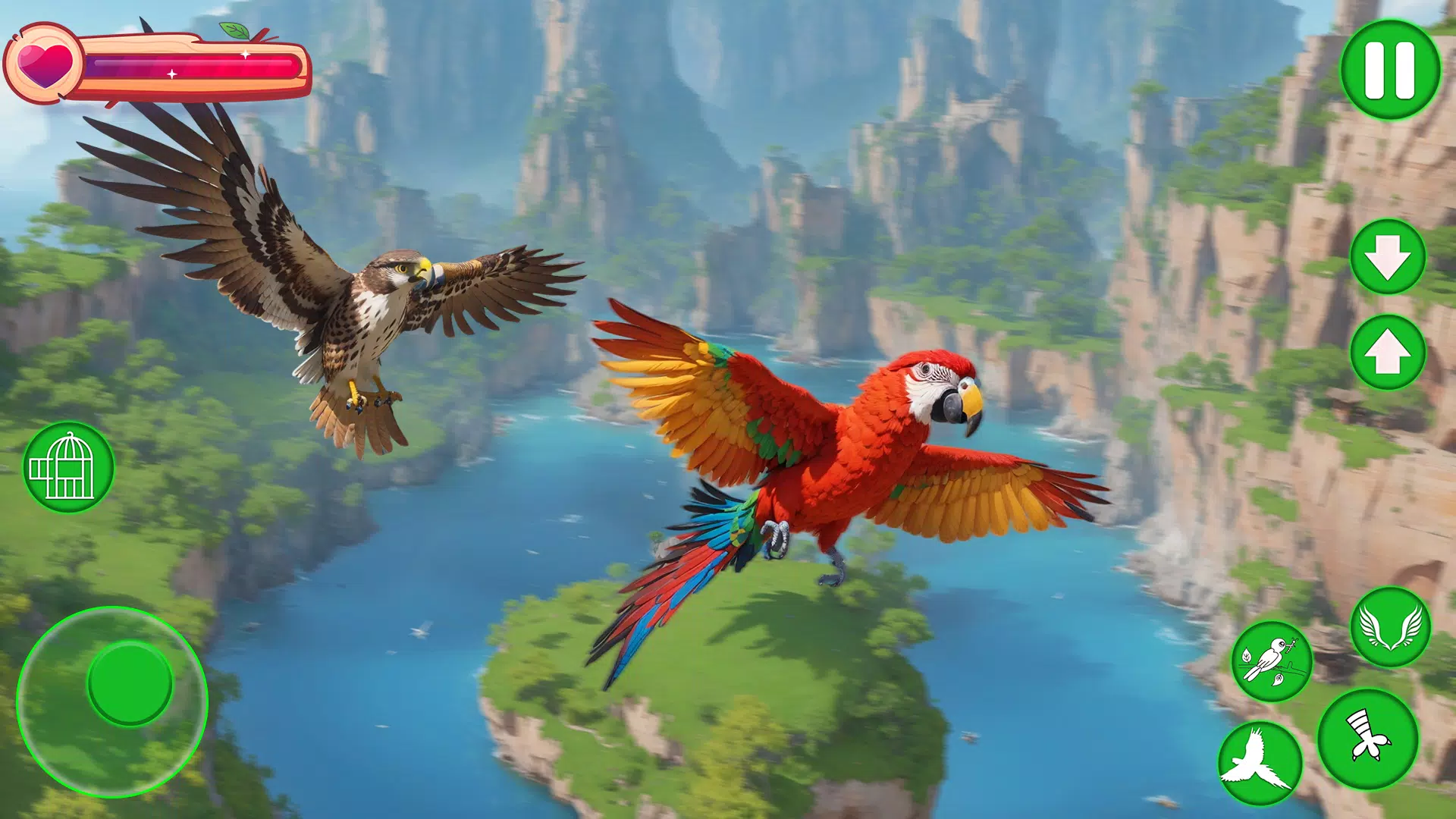 Parrot Bird Simulator Game Captura de pantalla 3