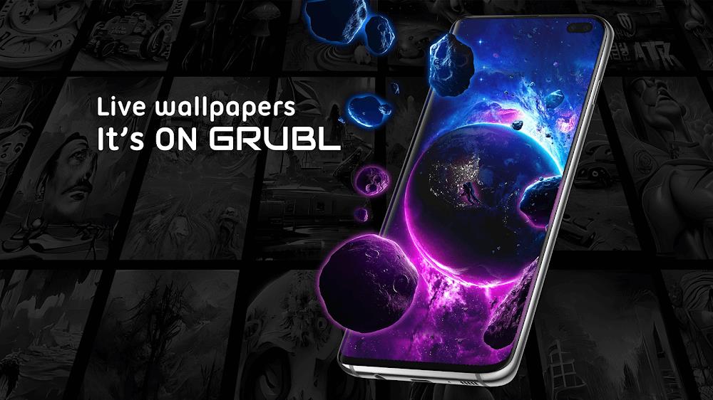 GRUBL™ 4D Live Wallpapers + AI應用截圖第1張