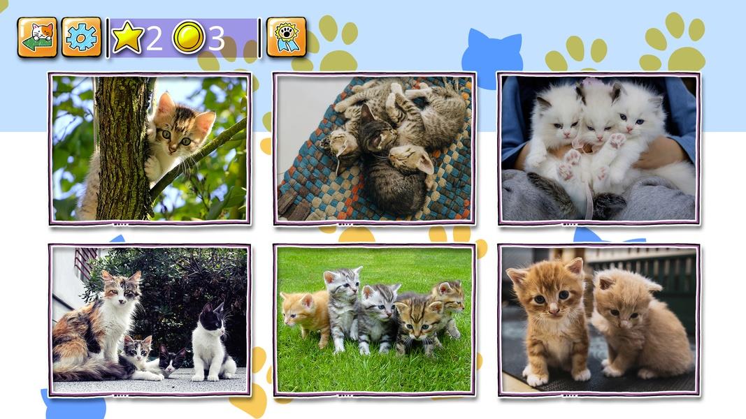 Jigsaw Puzzle Cats Kitten Screenshot 3