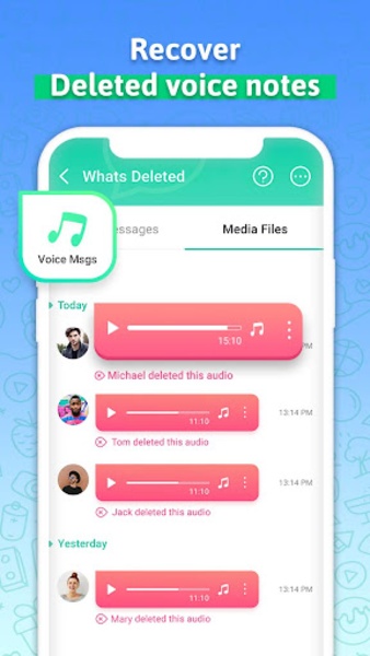 Recover Deleted Messages - WA应用截图第2张