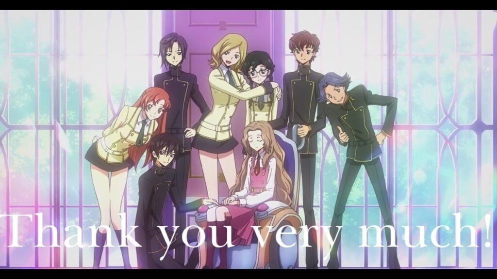 “代碼geass：丟失故事以結束全球移動運行！”