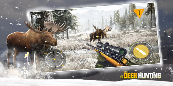 Deer Hunting: 3D shooting game Captura de tela 0