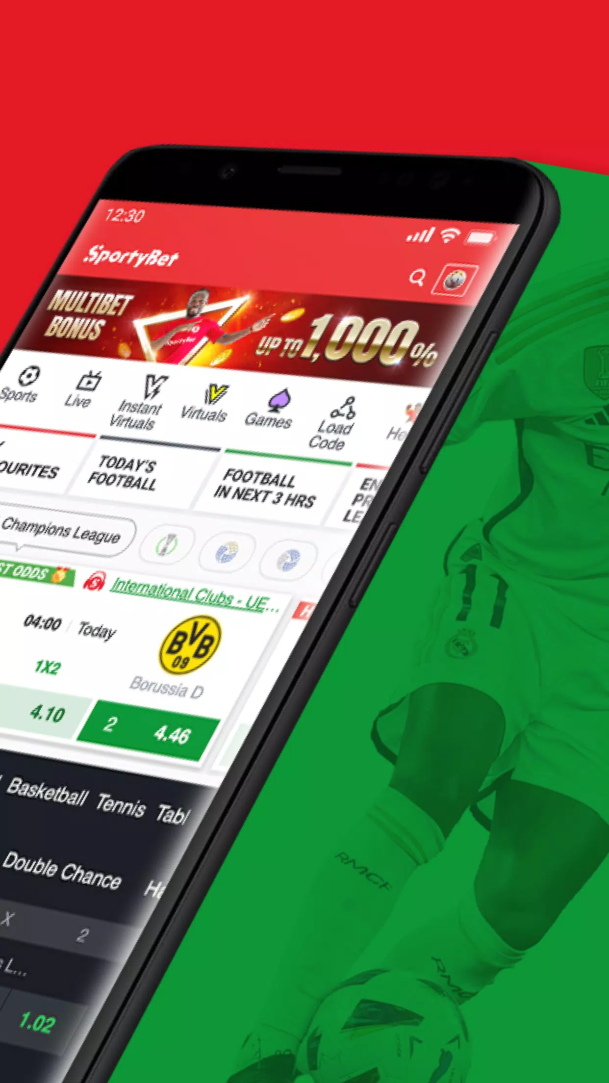 SportyBet Captura de pantalla 1