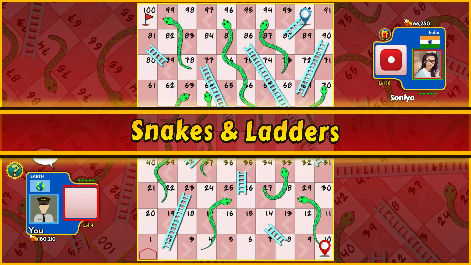 Snakes and Ladders King Captura de tela 2