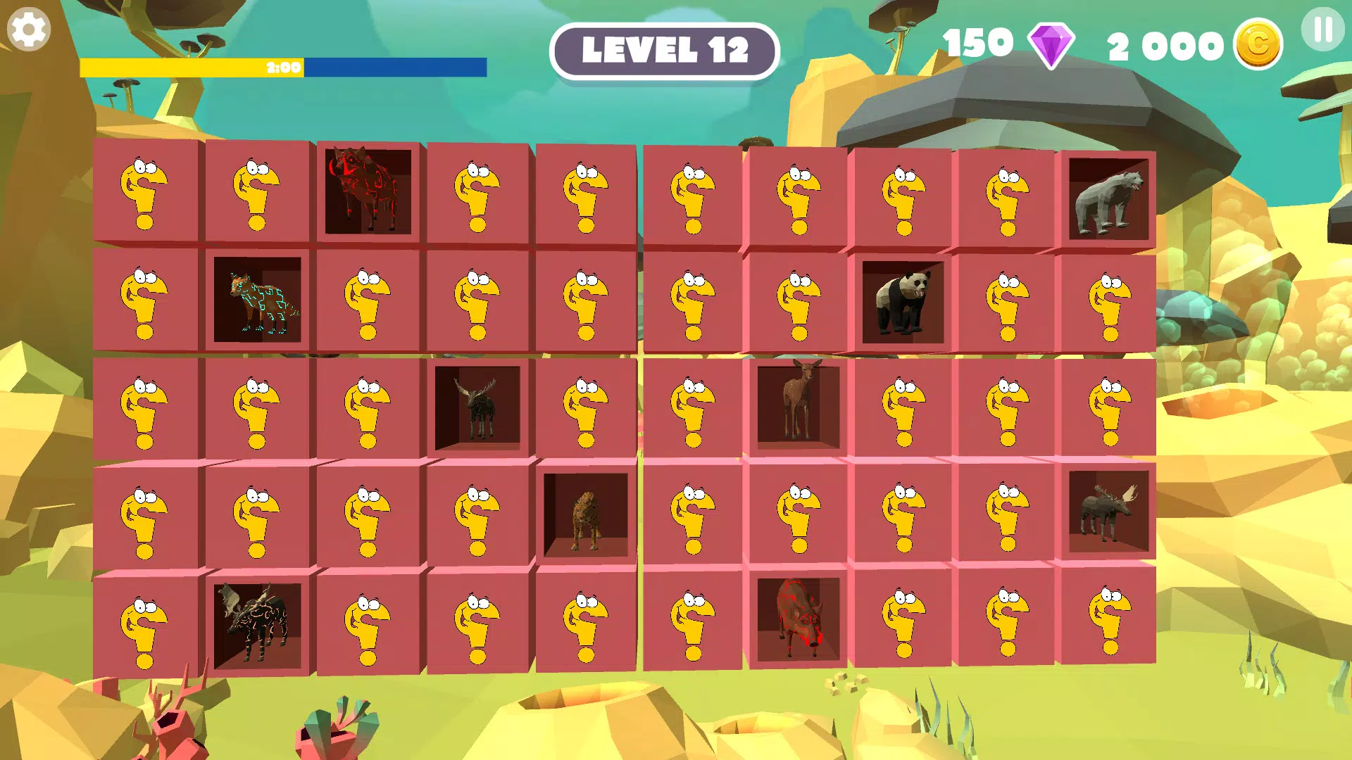 Animal Flip Card : Memory Game Captura de pantalla 0