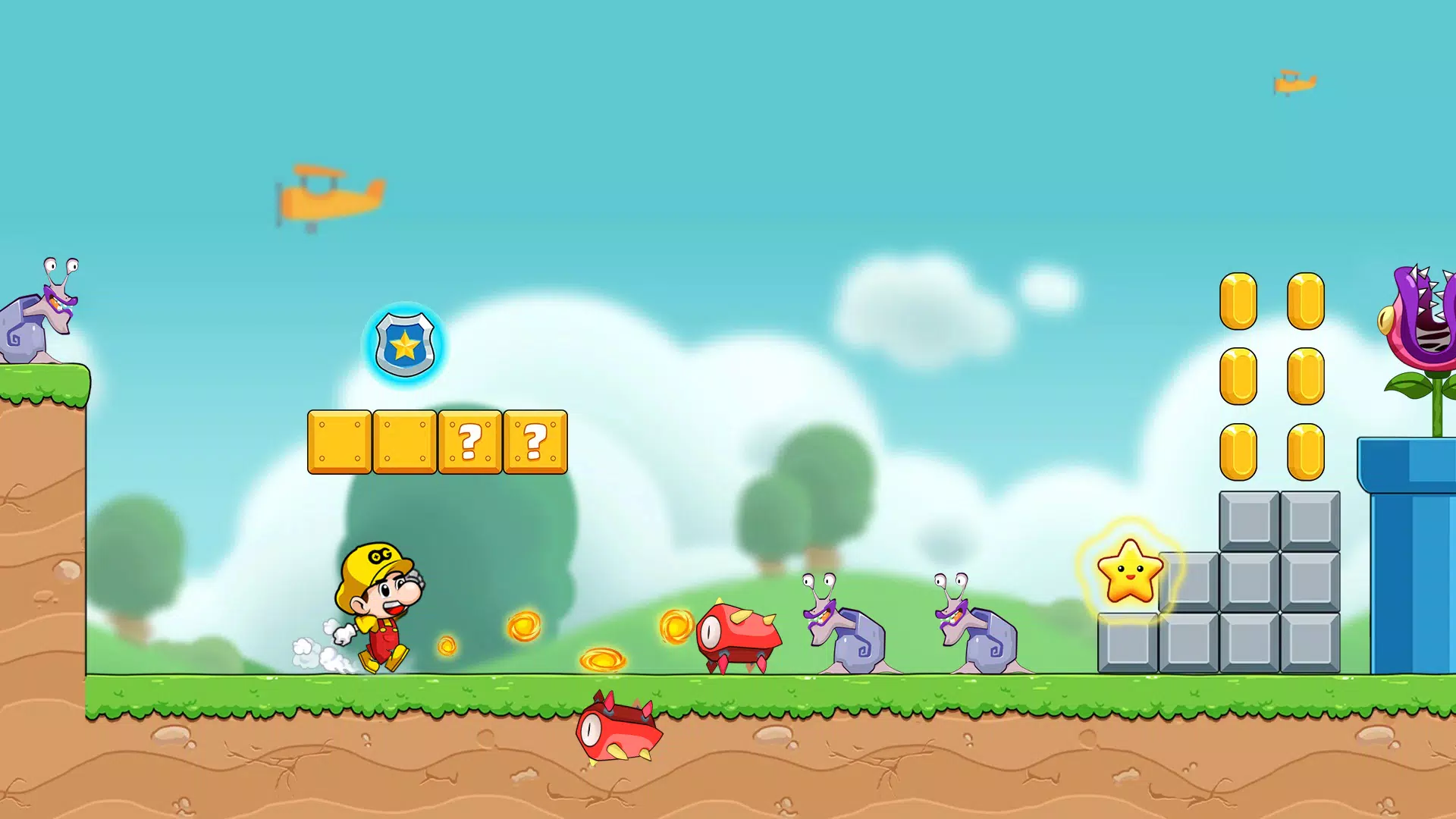 Bean’s World Super: Run Games Screenshot 1