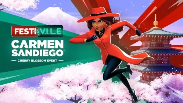 Carmen Sandiego célèbre le 40e anniversaire au festival de Cherry Blossom au Japon