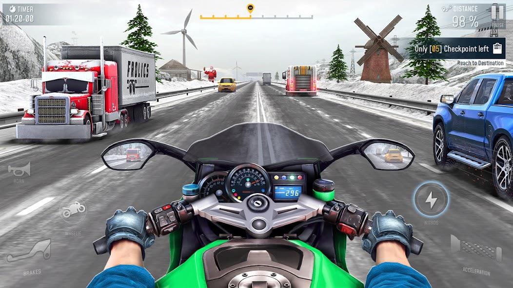 BRR: Moto Bike Racing Game 3D Mod Tangkapan skrin 1