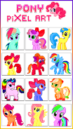 Schermata Pony Pixel Art Coloring Book 2