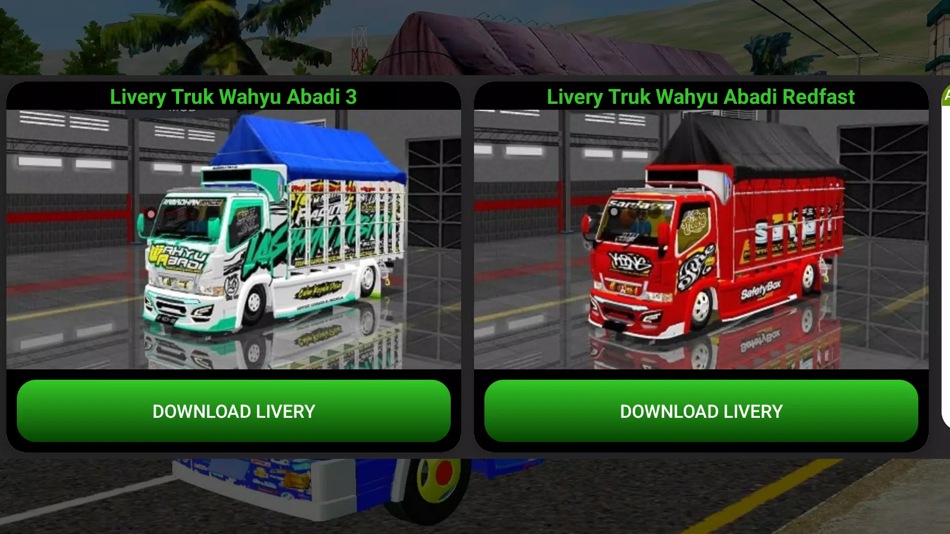 Mod Truck Wahyu Abadi Bussid Ekran Görüntüsü 2