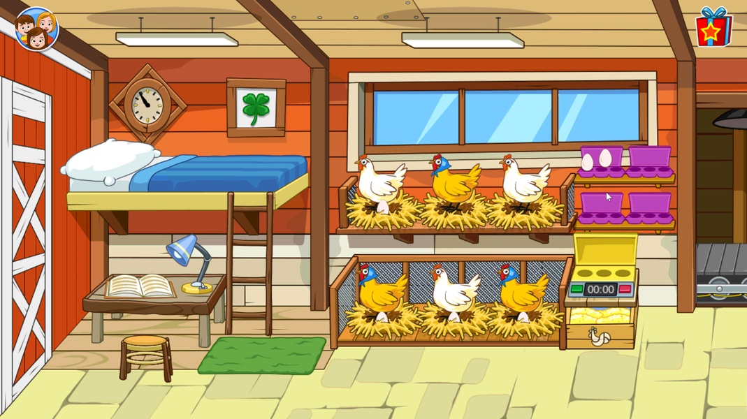 My Town Farm Animal game ဖန်သားပြင်ဓာတ်ပုံ 2