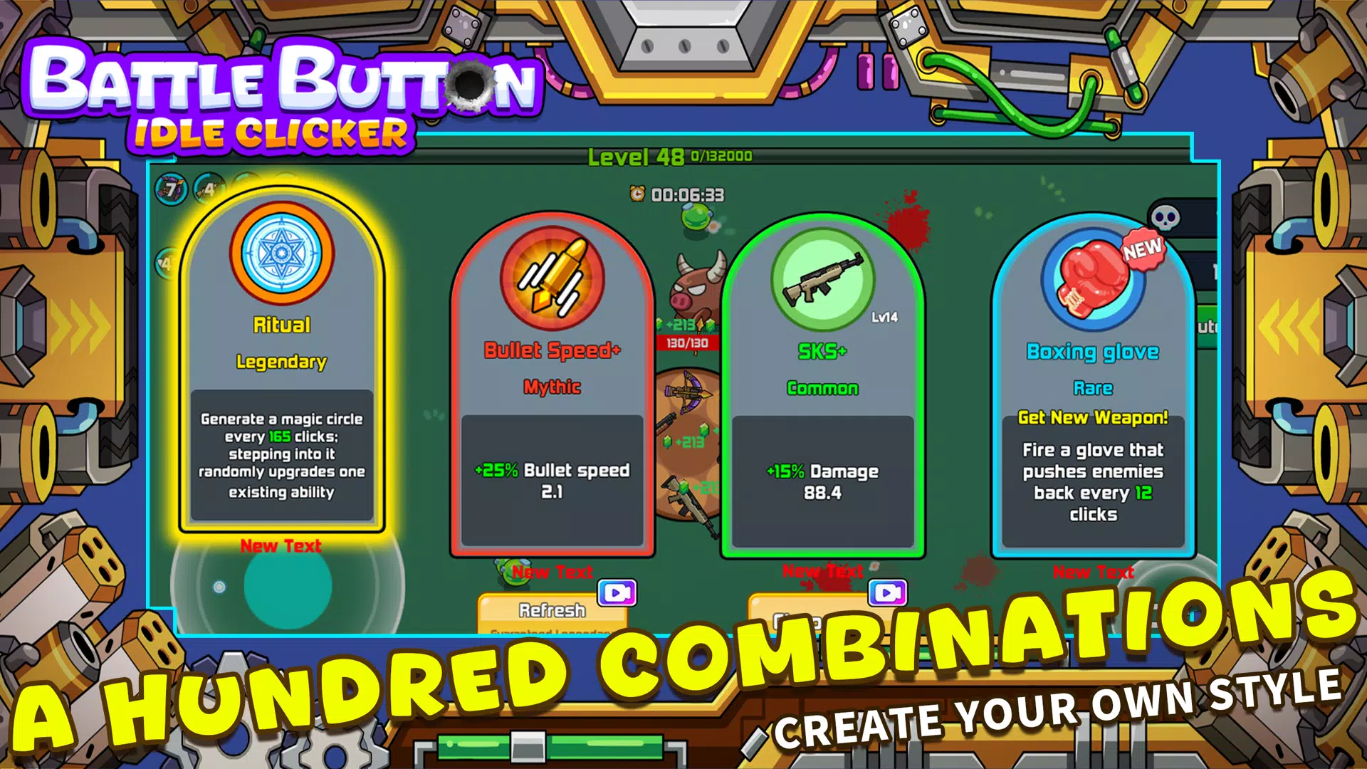 Battle Button - idle clicker 스크린샷 3