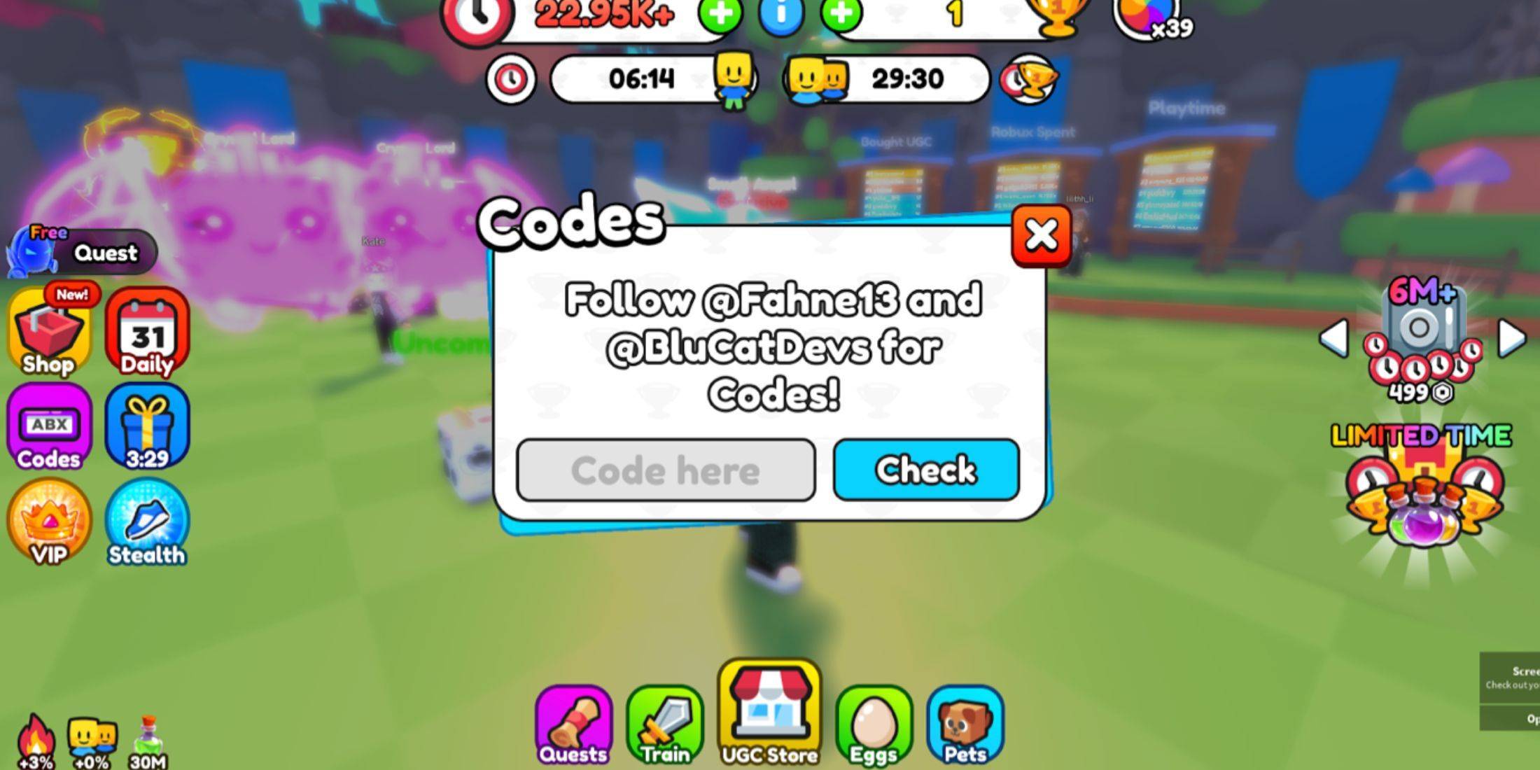 Image: Code Redemption Interface