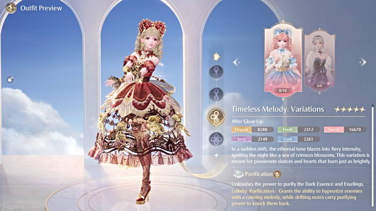 永恒的旋律：无限尼基的变化服装
