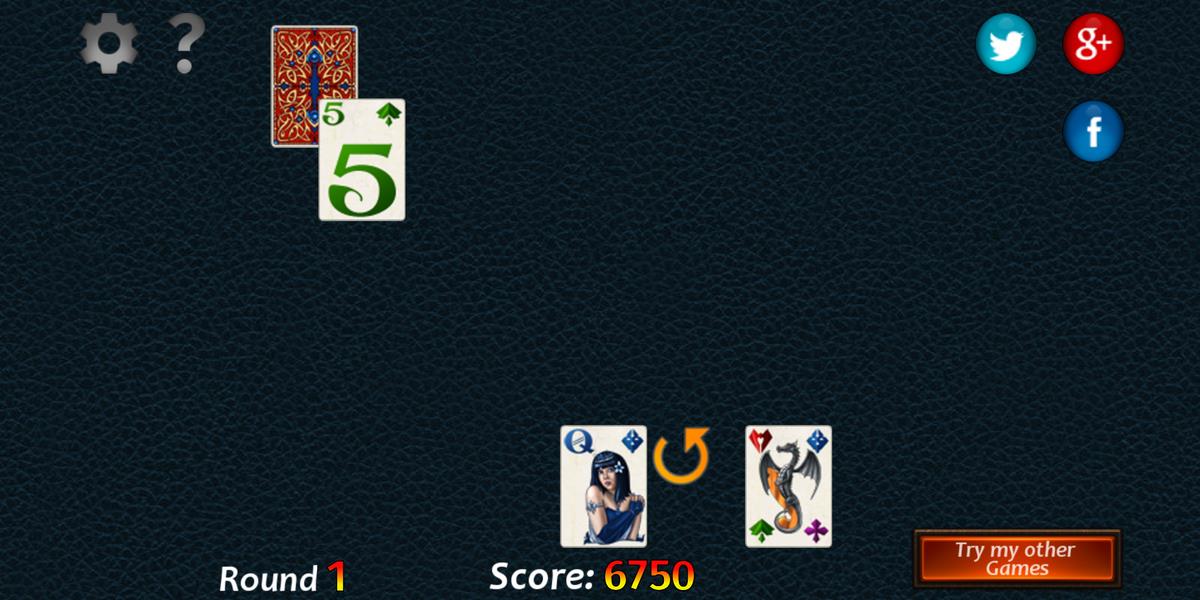 Fantasy Solitaire TriPeaks Captura de pantalla 3