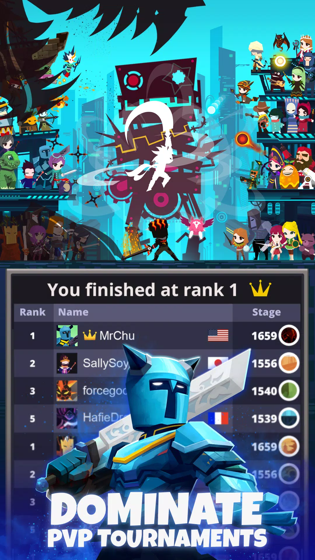 Tap Titans 2 - Убийца Титанов Скриншот 3