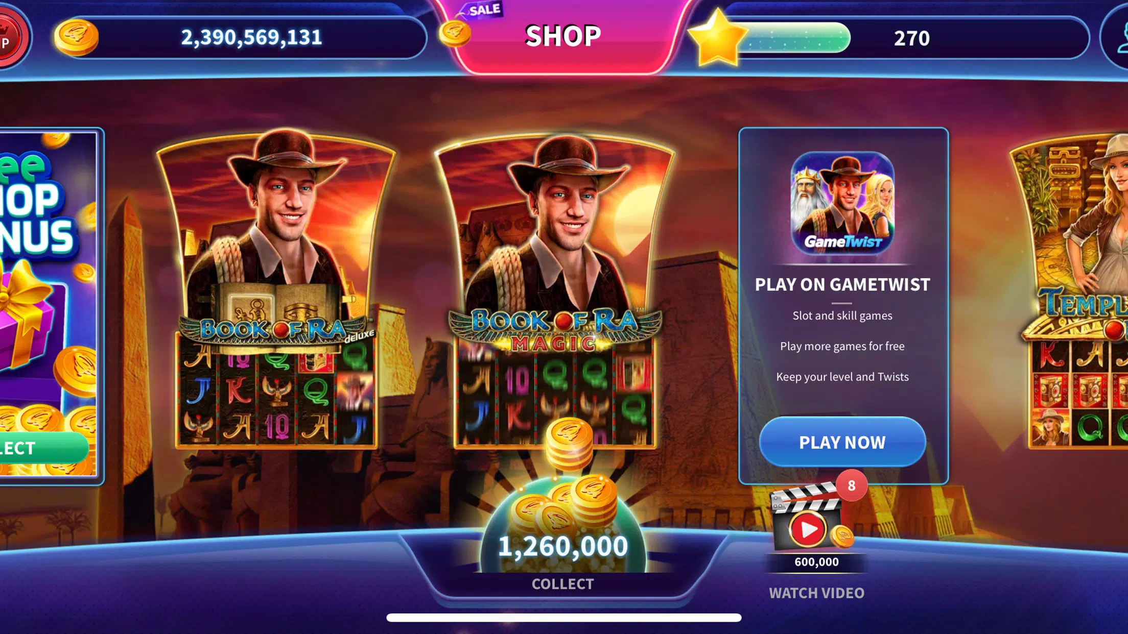 Book of Ra™ Deluxe Slot Zrzut ekranu 1