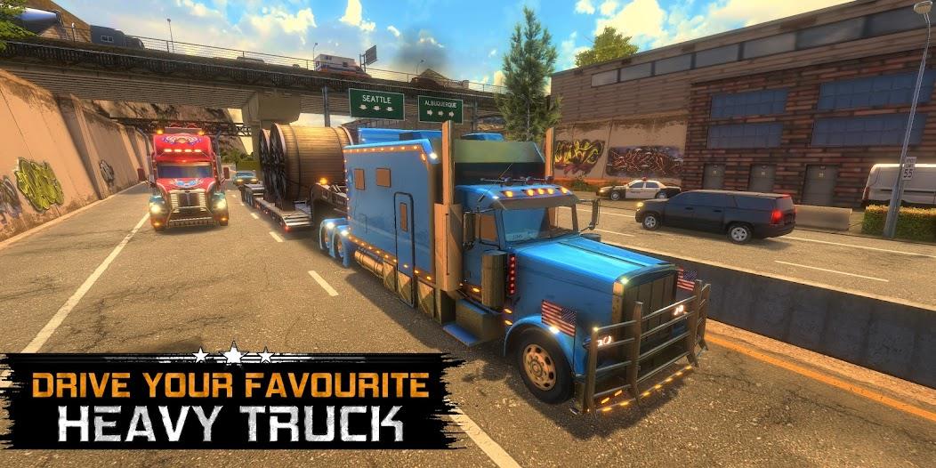 Truck Simulator USA Revolution Mod Captura de pantalla 0