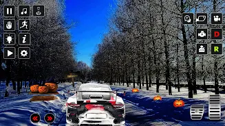 Halloween Snow City Drive Capture d'écran 1