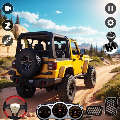 Offroad 4x4 Jeep Driving Games Schermafbeelding 0