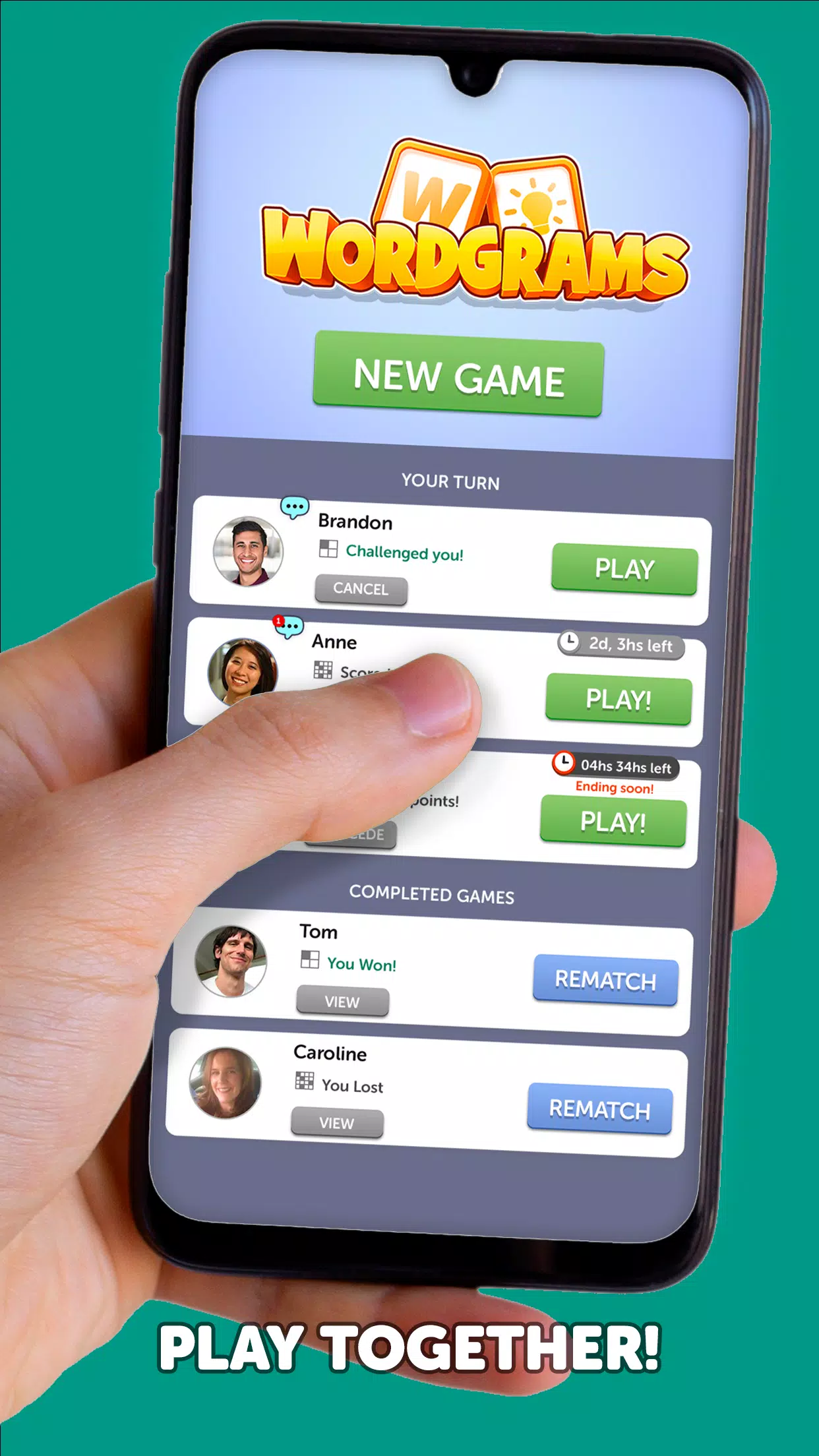 Wordgrams - Crossword & Puzzle 스크린샷 2