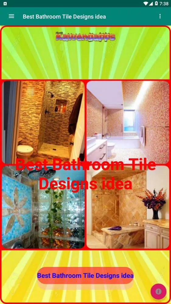 Best Bathroom Tile Designs ide स्क्रीनशॉट 0