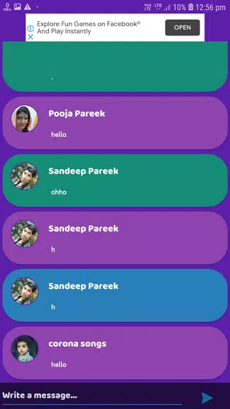 Mini Chat ROOM | Make New Friends Captura de pantalla 2