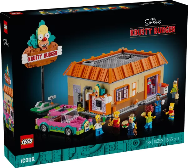 Lego ożywia współpracę Simpsons, zaprezentuje zestaw Krusty Burger