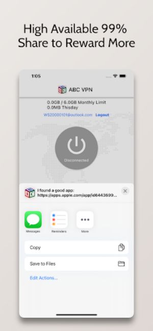 ABC VPN - Very Easy Good VPN Captura de pantalla 2