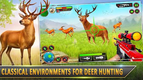 Jungle Deer Hunting Games Capture d'écran 1