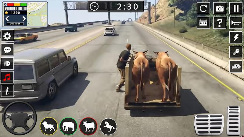 Animal transport truck games स्क्रीनशॉट 3