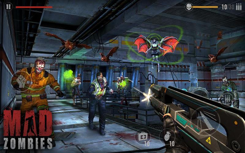 Zombie Spiele : Mad Zombies Screenshot 2