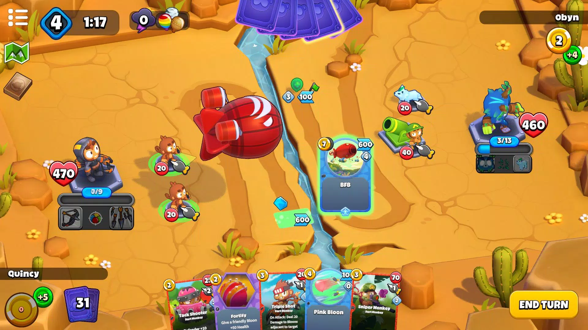 Bloons Card Storm Captura de pantalla 3