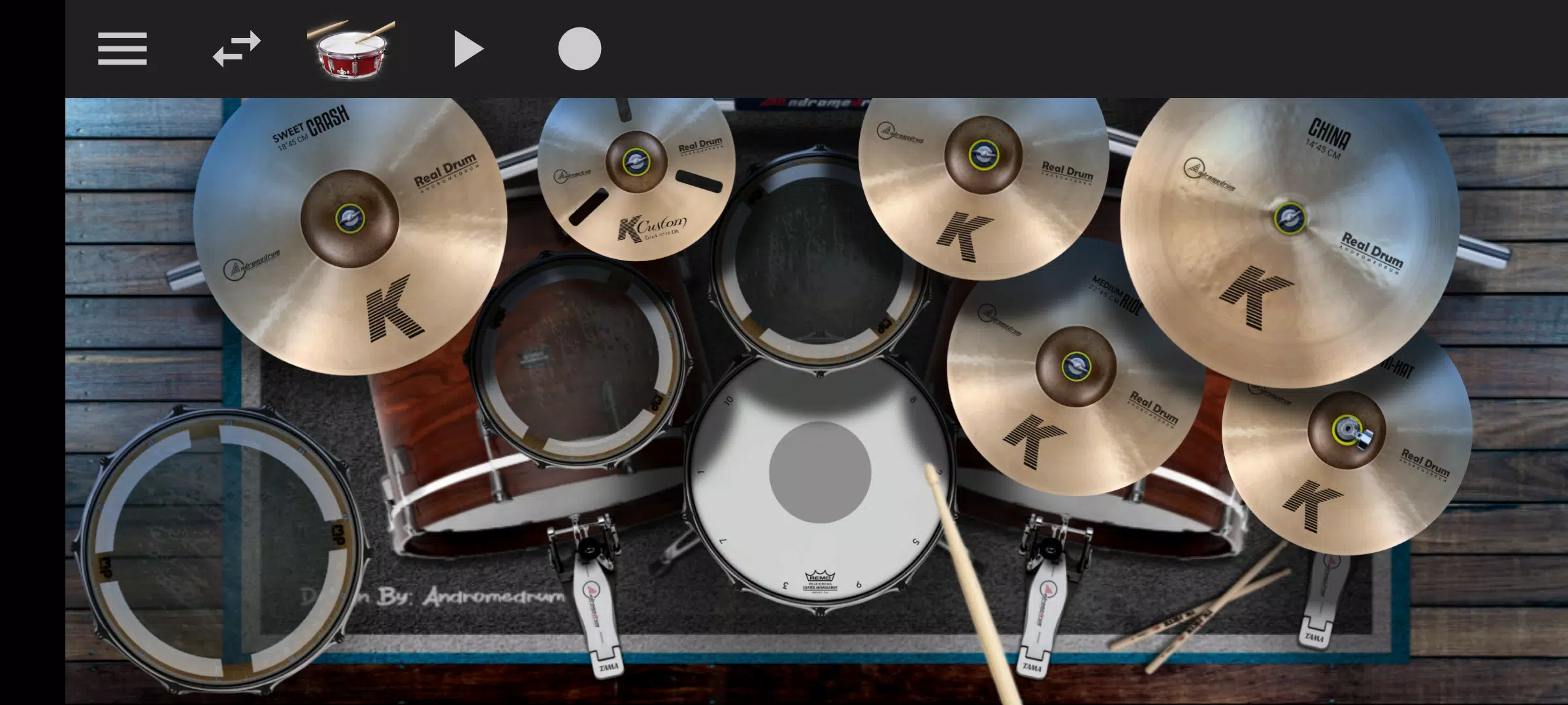 MEGA DRUM: Bateria Virtual Captura de tela 0