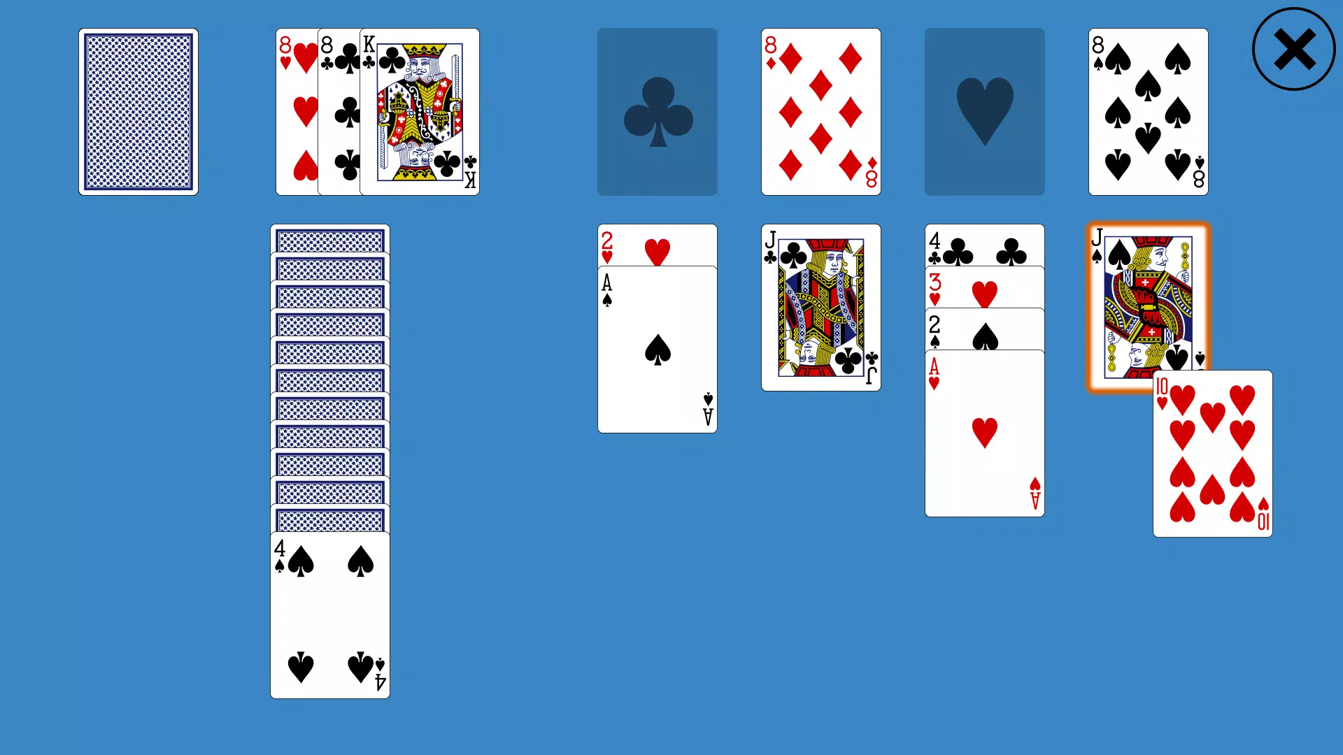 Classic Canfield Solitaire Screenshot 2