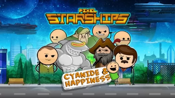 Pixel Starships Cyanide & हैप्पीनेस Collab का अनावरण करता है: नए वर्ण, निराला हास्य