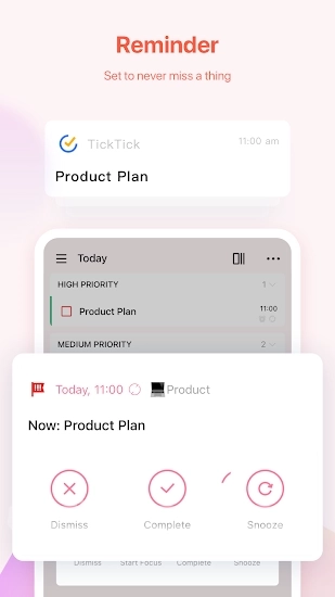 TickTick ToDo List Planner Reminder & Calendar Screenshot 2