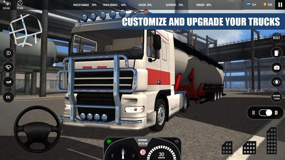 Truck Simulator PRO Europe Captura de pantalla 2