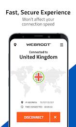 Webroot WiFi Security VPN ဖန်သားပြင်ဓာတ်ပုံ 2