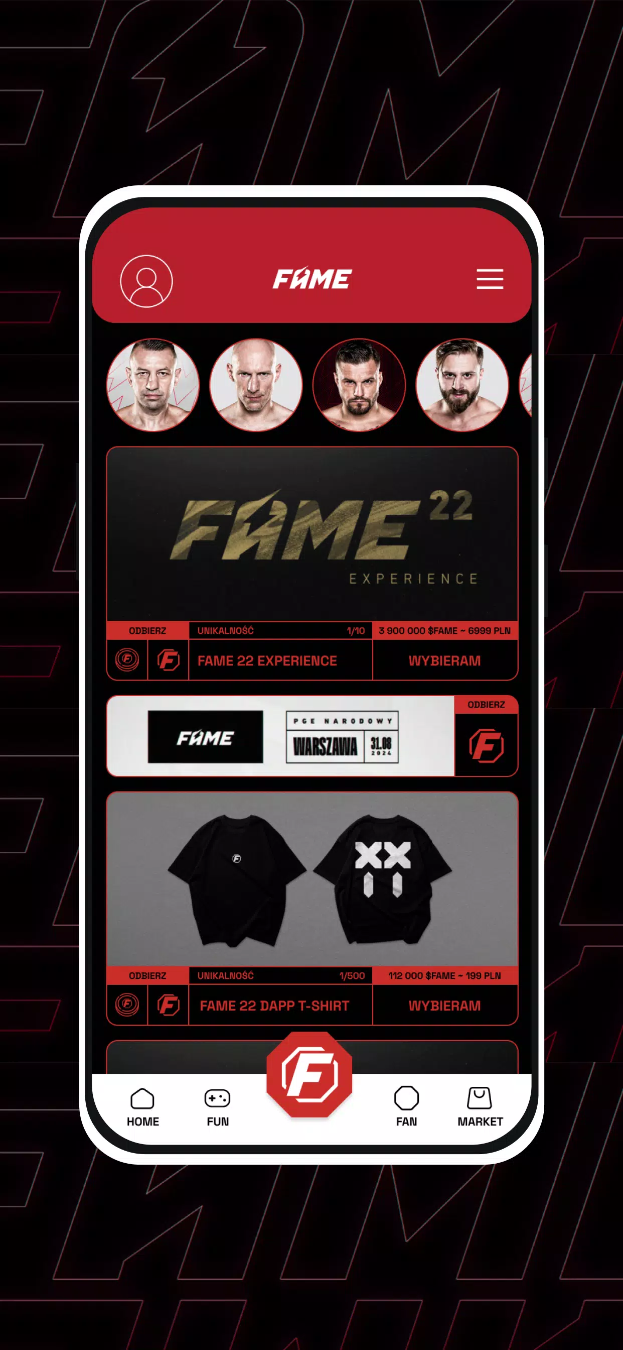 FAME MMA APP Captura de pantalla 0