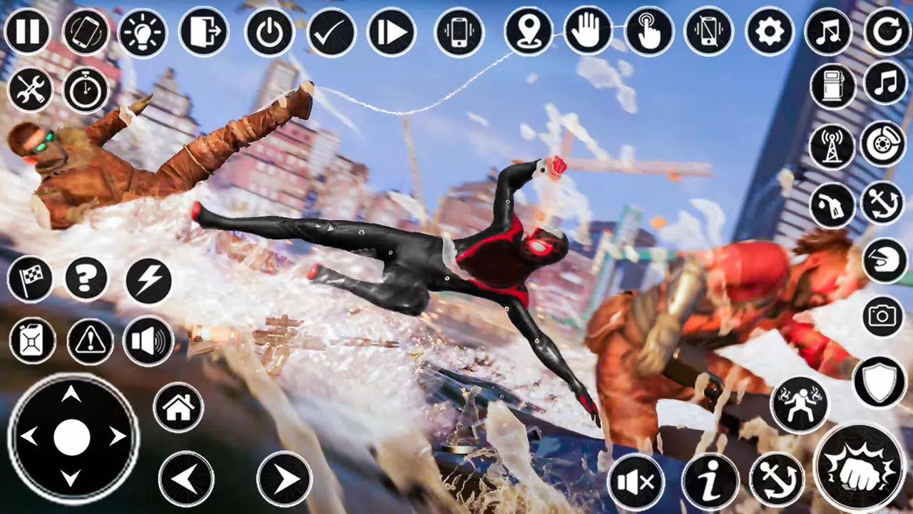 Black Spider Super hero Games Screenshot 3