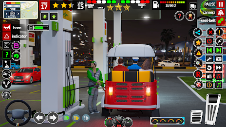 TukTuk Rickshaw Driving Games ဖန်သားပြင်ဓာတ်ပုံ 1