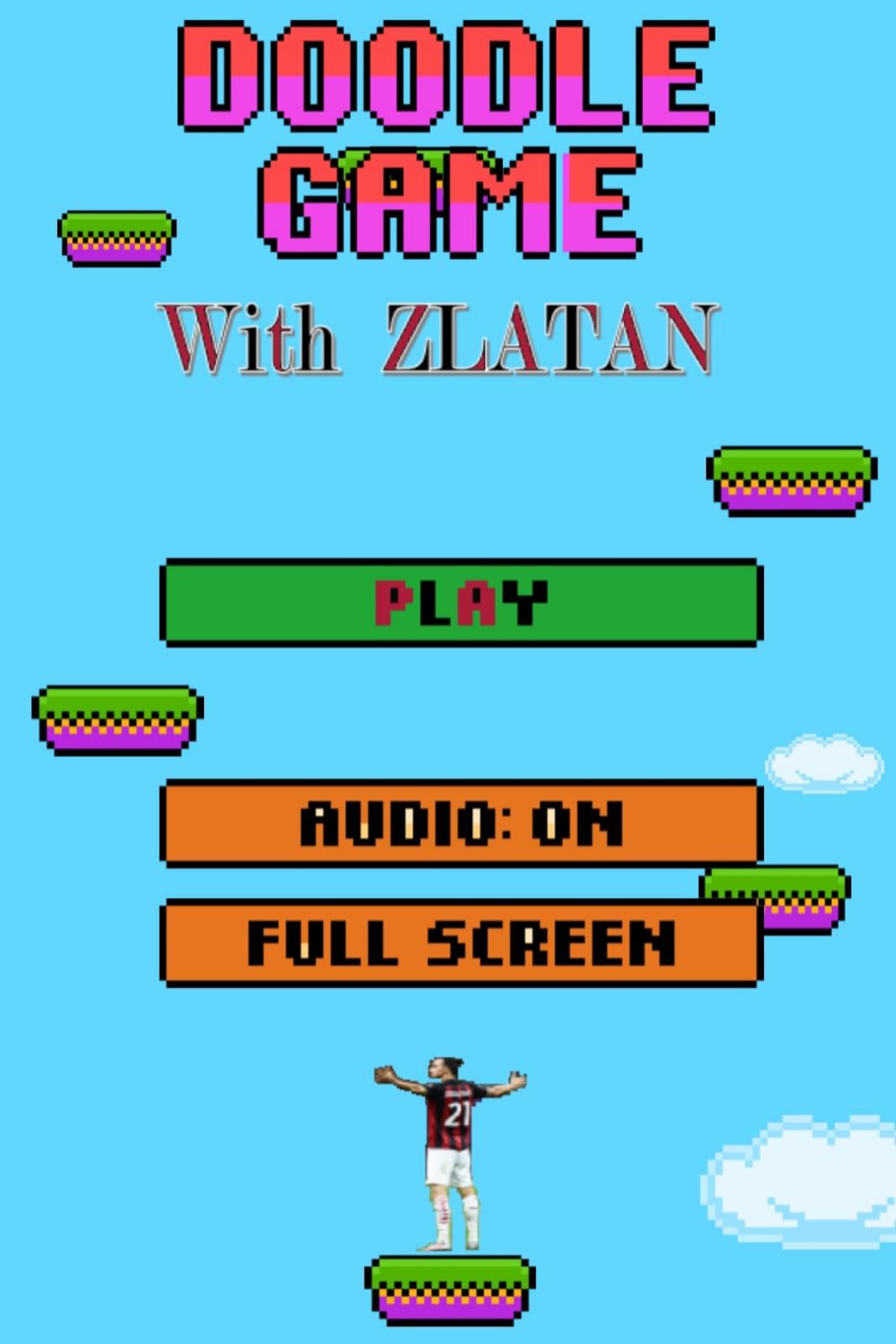 Doodle Zlatan Ibrahimovic Jump Captura de pantalla 0