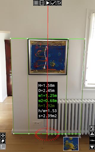 3D Measurement App - Plumb-bob Captura de tela 2