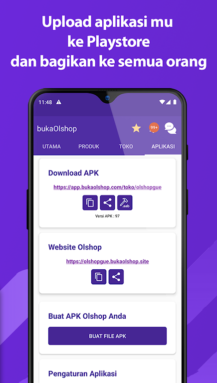 bukaOlshop - Buat App Toko स्क्रीनशॉट 2