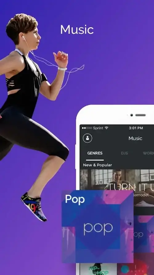 FIT Radio Workout Music Capture d'écran 3